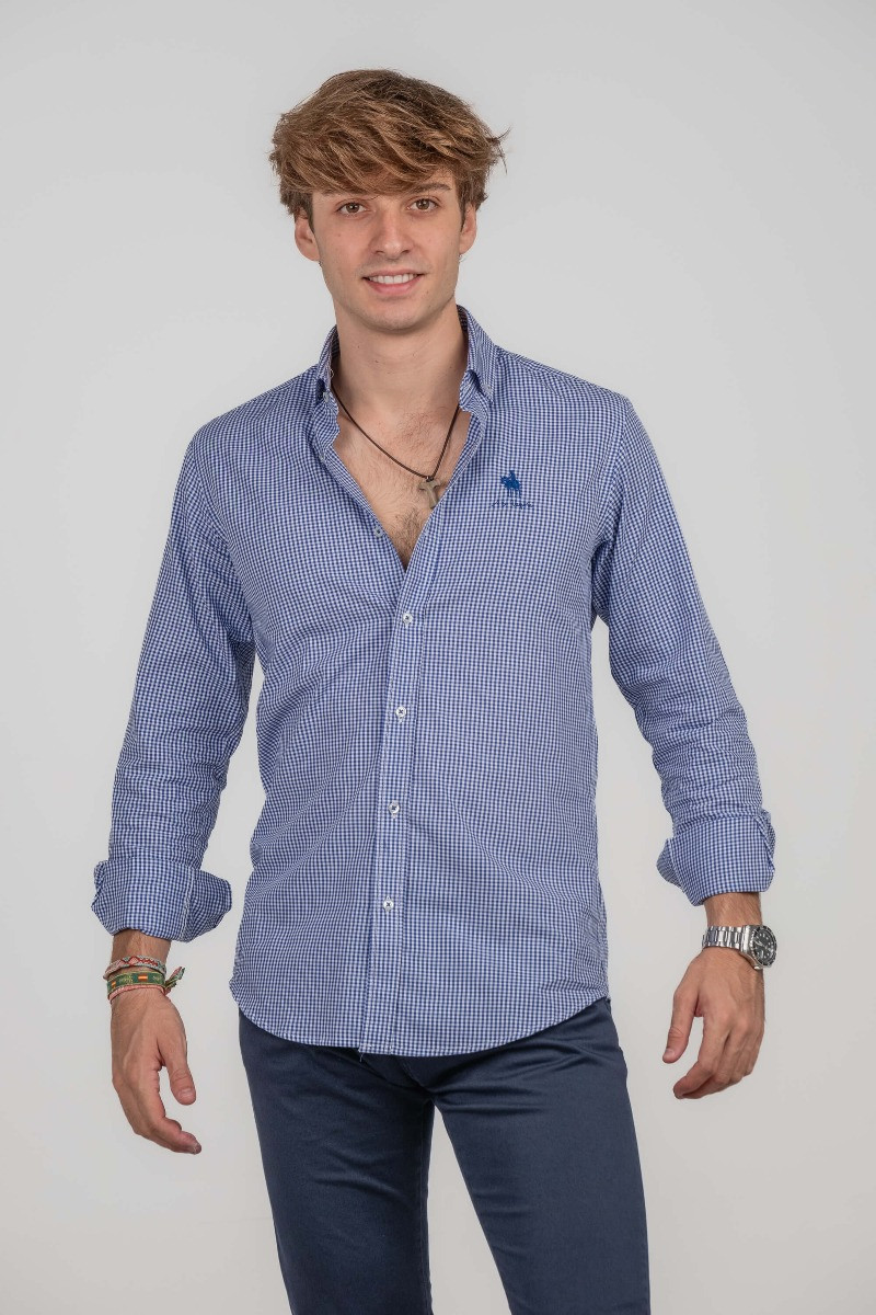 CAMISA VICHY AZUL