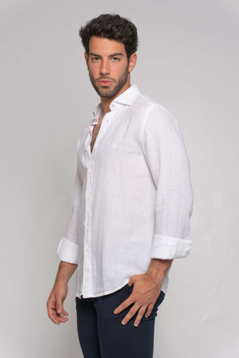 CAMISA LINO BLANCA