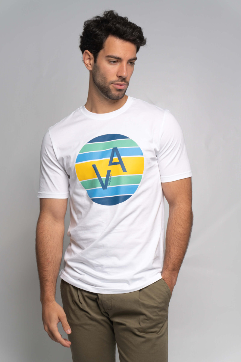 CAMISETA CIRCULO VA BLANCA