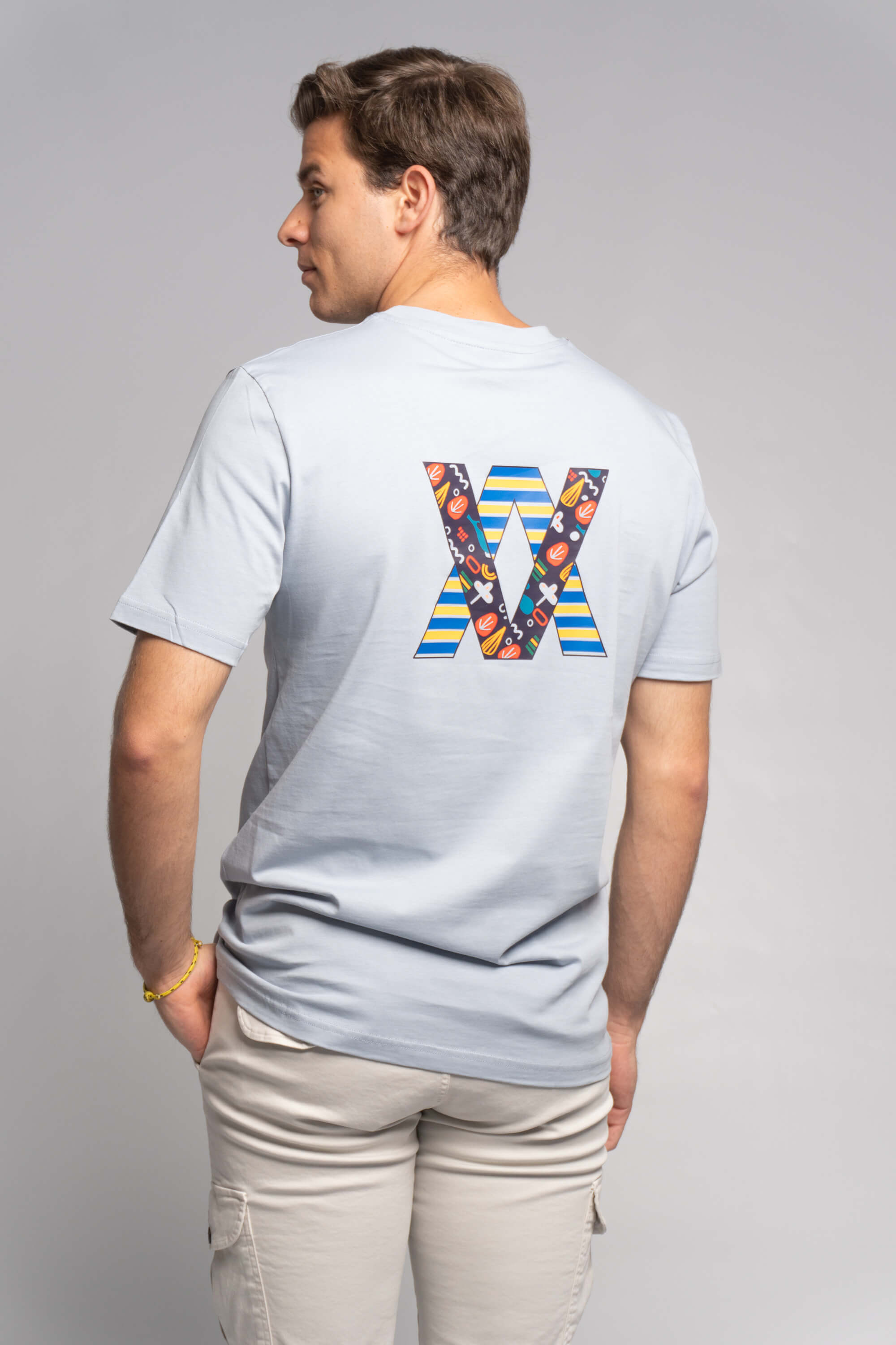 CAMISETA ETNICA AZUL