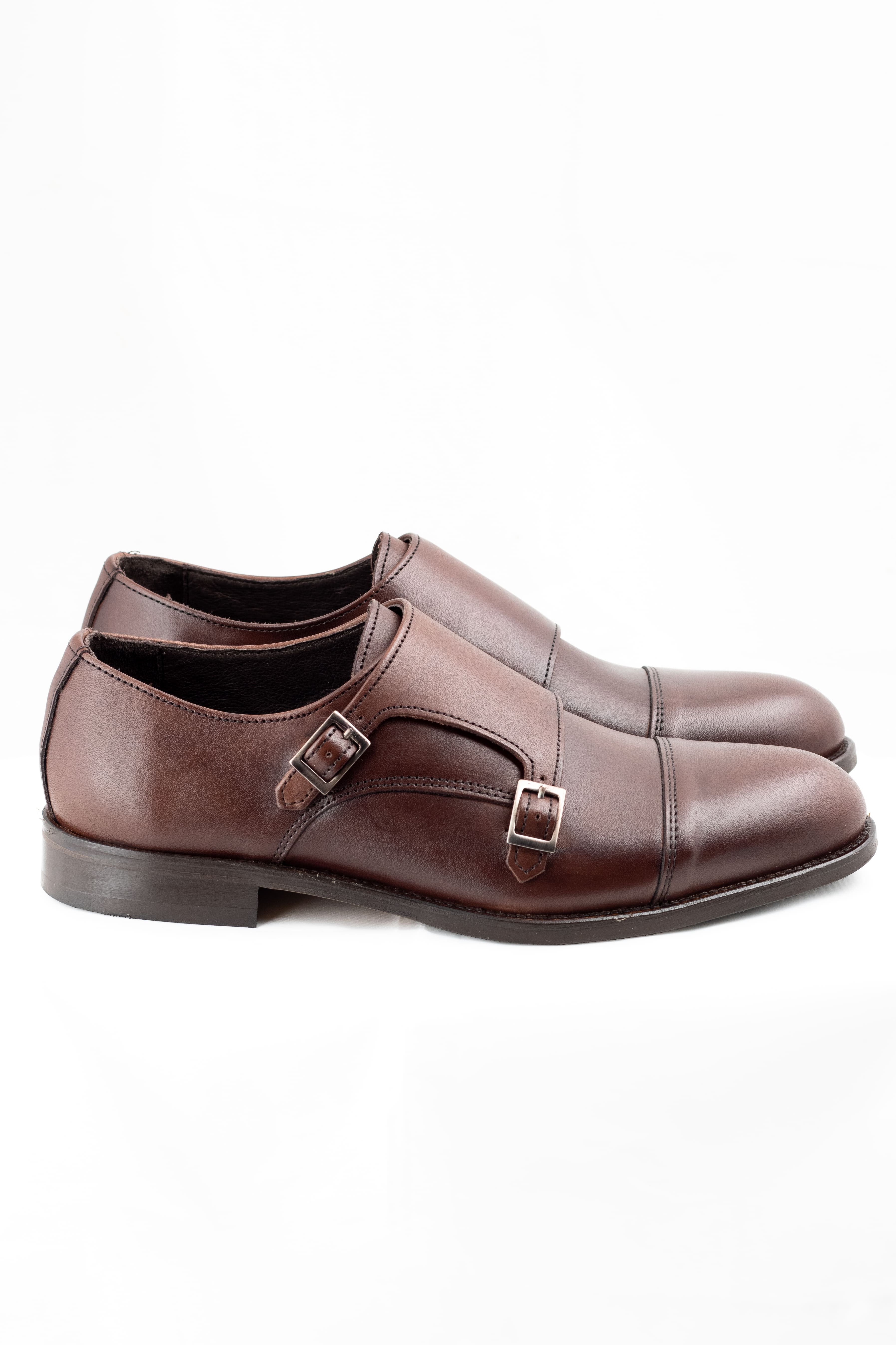 ZAPATO VESTIR HEBILLA MARRON