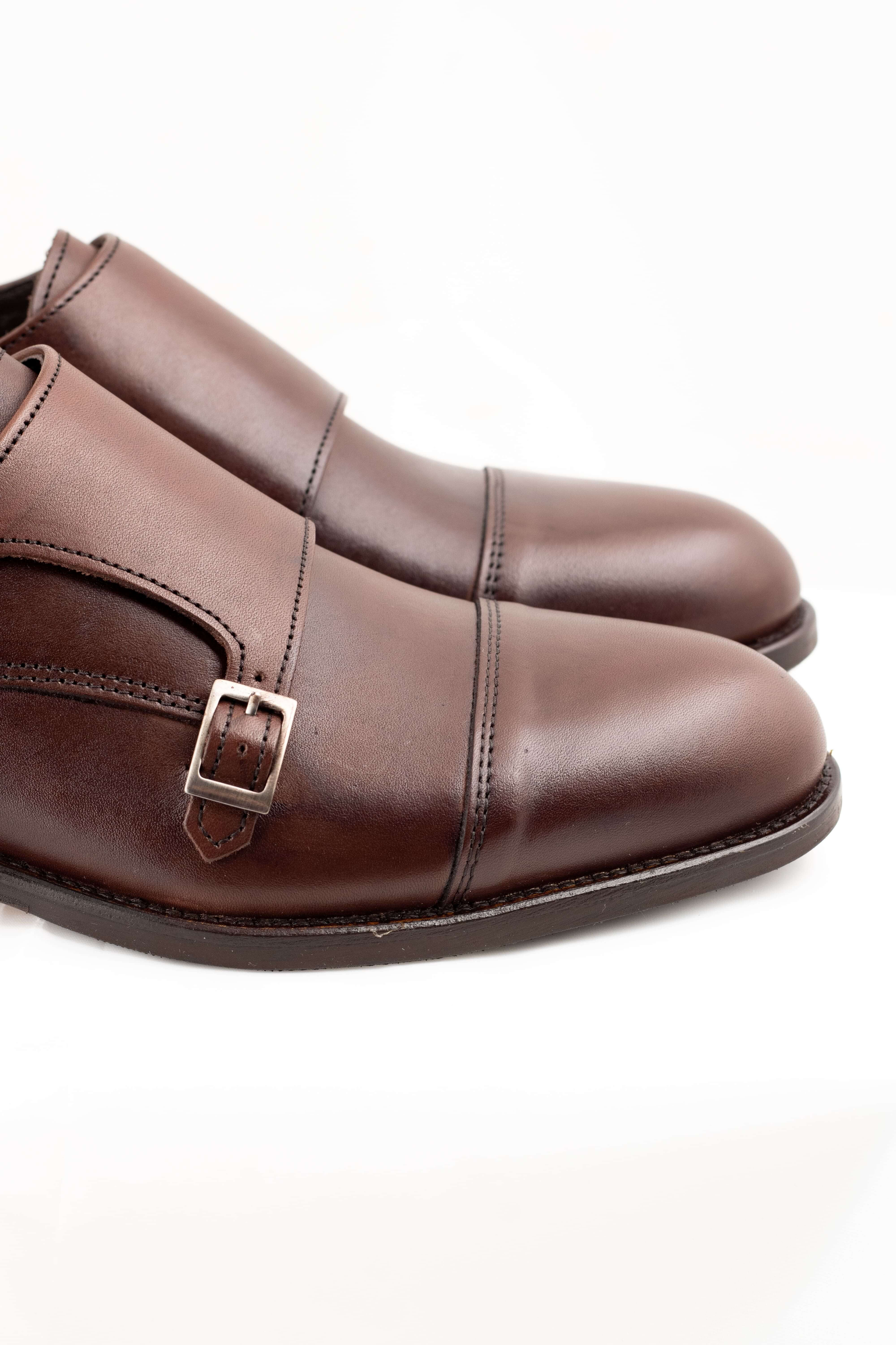 ZAPATO VESTIR HEBILLA MARRON