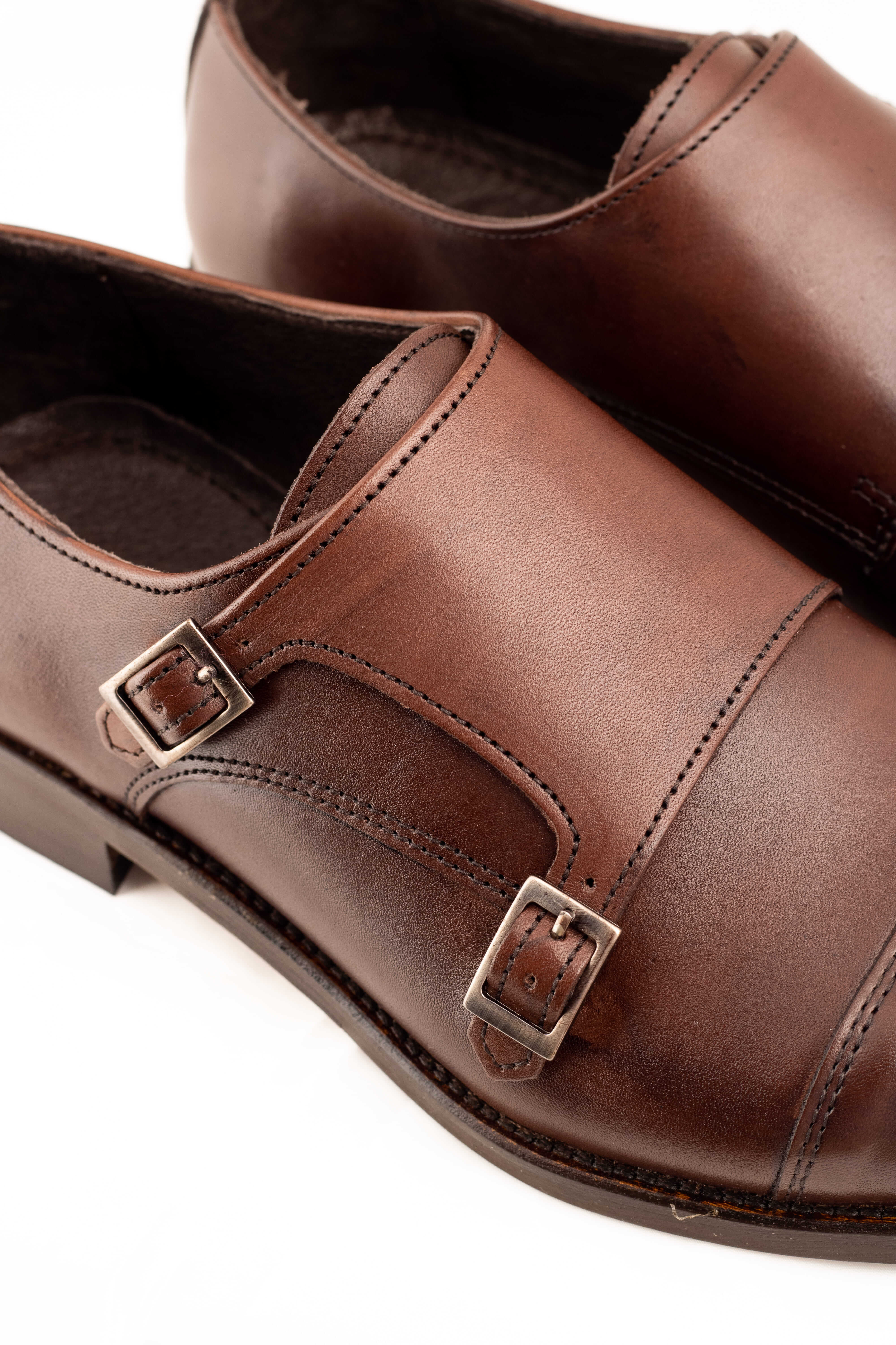 ZAPATO VESTIR HEBILLA MARRON