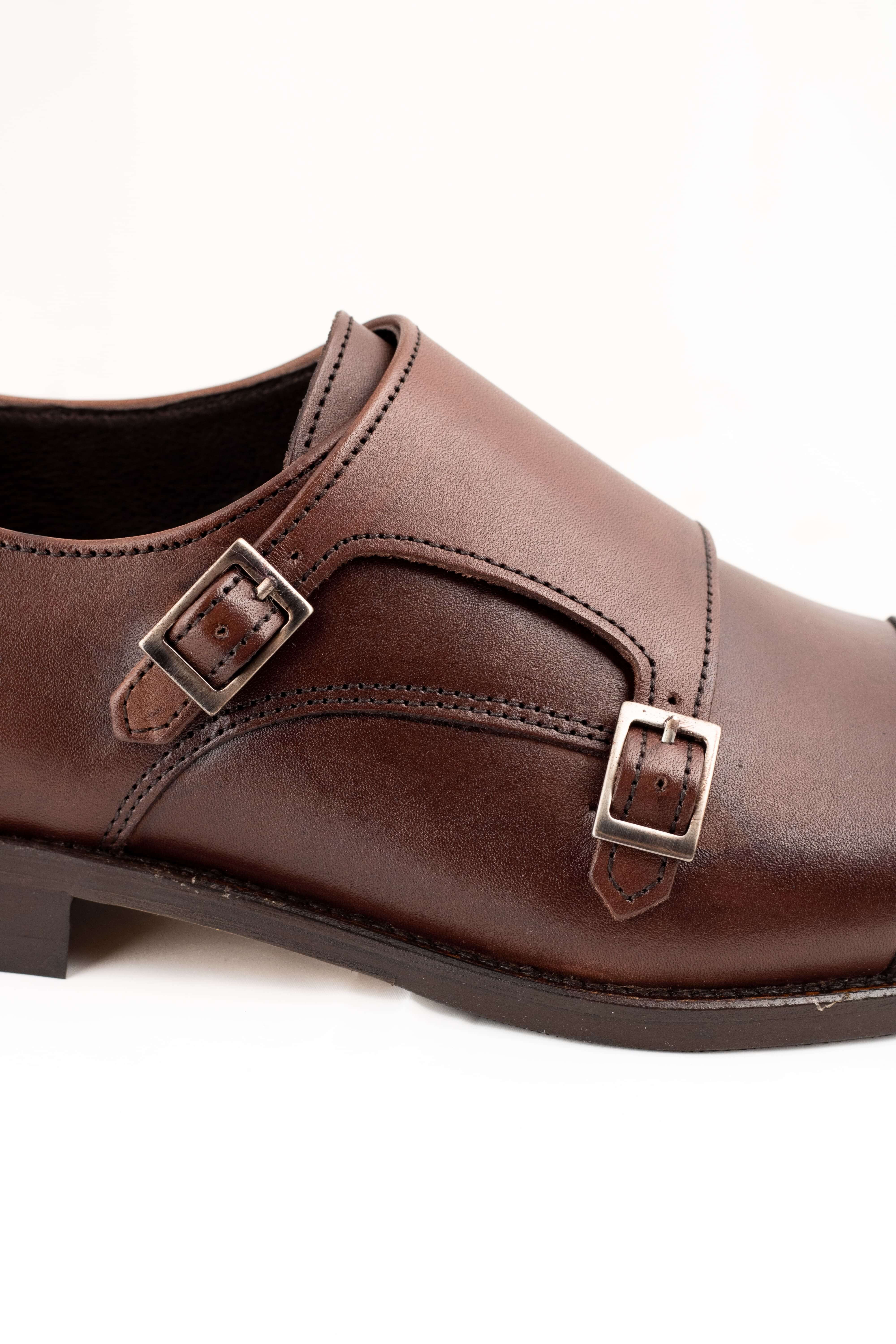 ZAPATO VESTIR HEBILLA MARRON