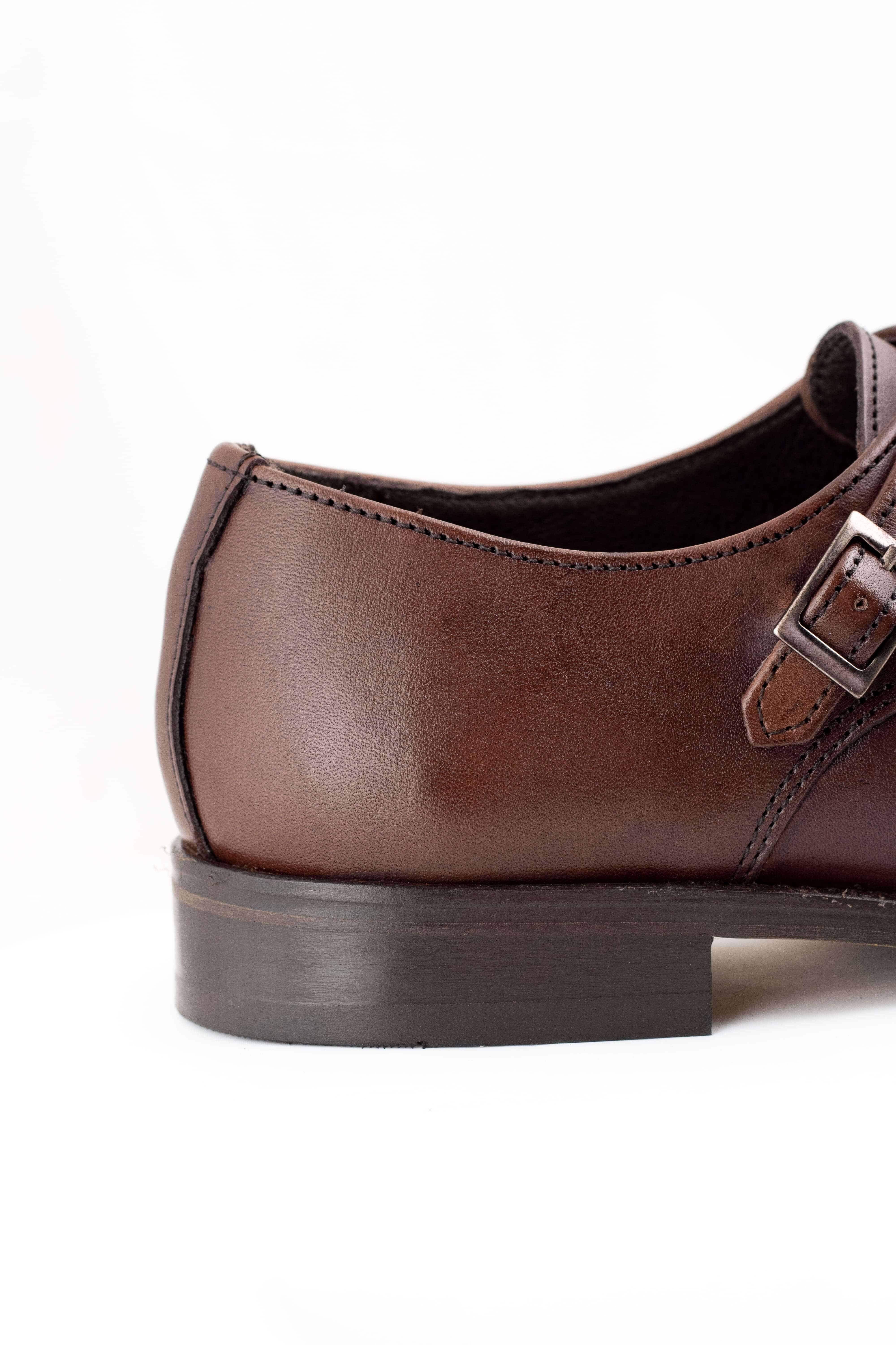 ZAPATO VESTIR HEBILLA MARRON